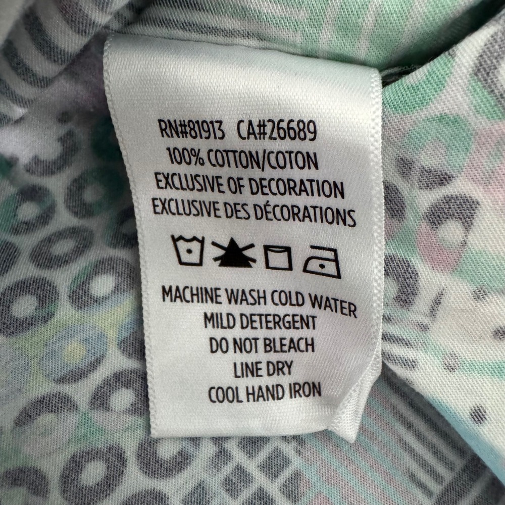 Robert Graham Button Down Shirt Men 3XL Multicolor Geometric Camo Trim Big Tall - Picture 10 of 13